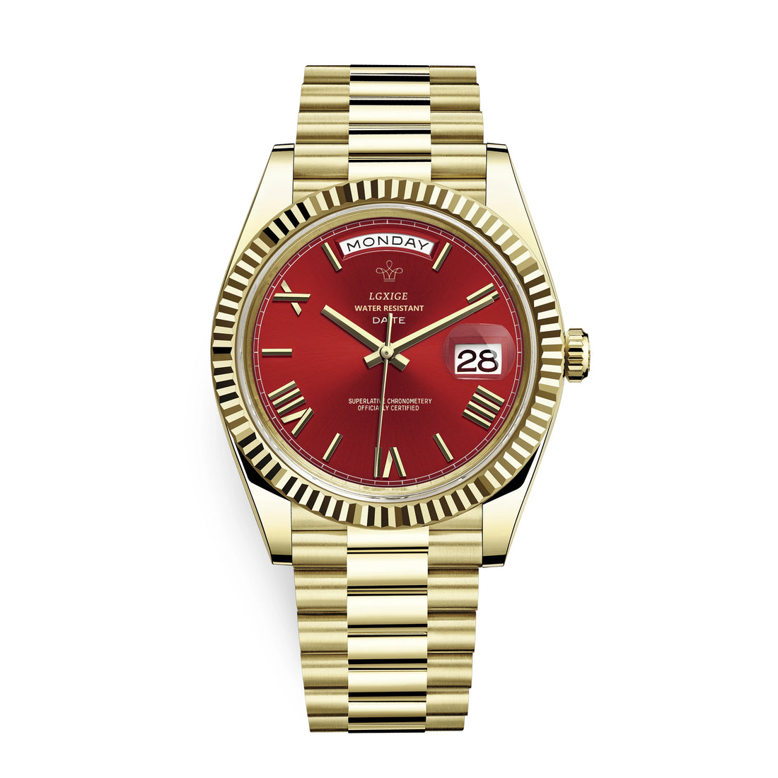THE DATE - Ruby Red &amp; Gold