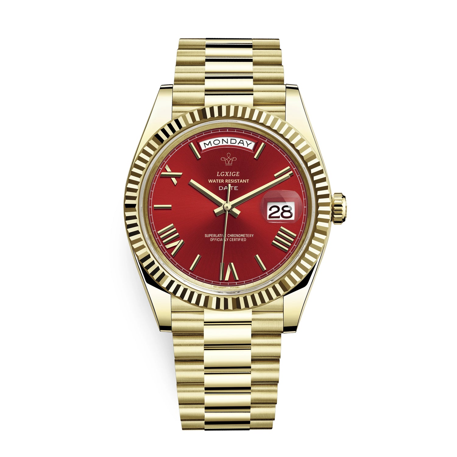 THE DATE - Ruby Red &amp; Gold