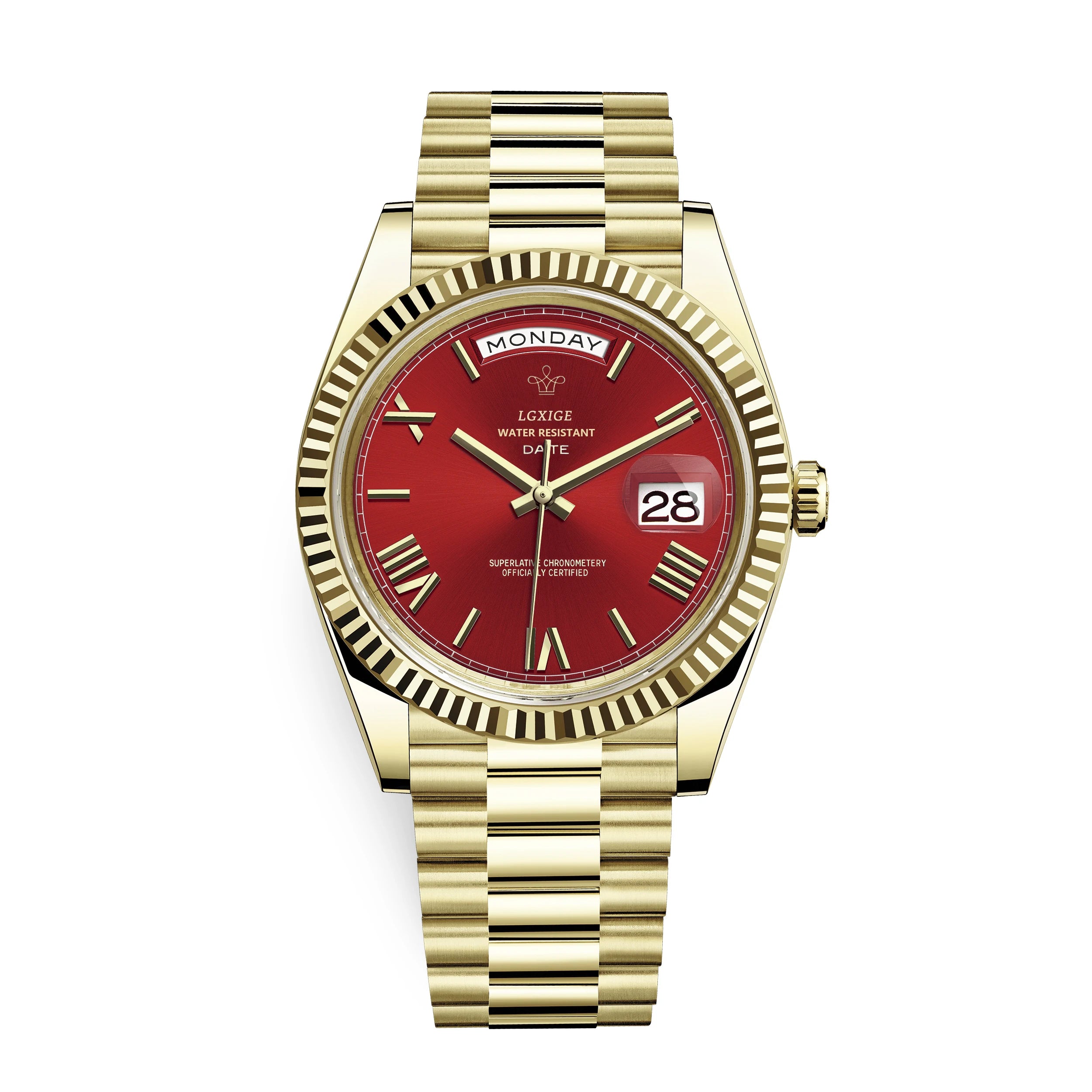THE DATE - Ruby Red &amp; Gold